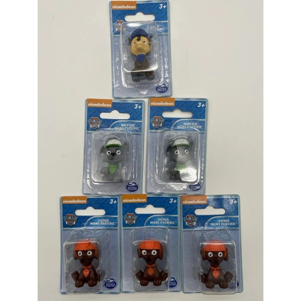 Nickelodeon Paw Patrol Mini 2 in. Figures‎ by Spin Master NIB 6 in total